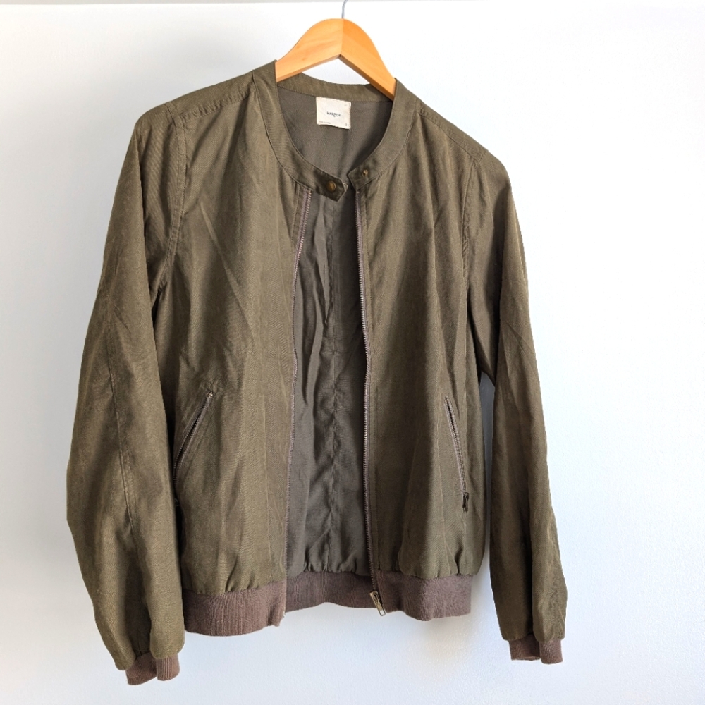 Lightweight Green Bomber jacket